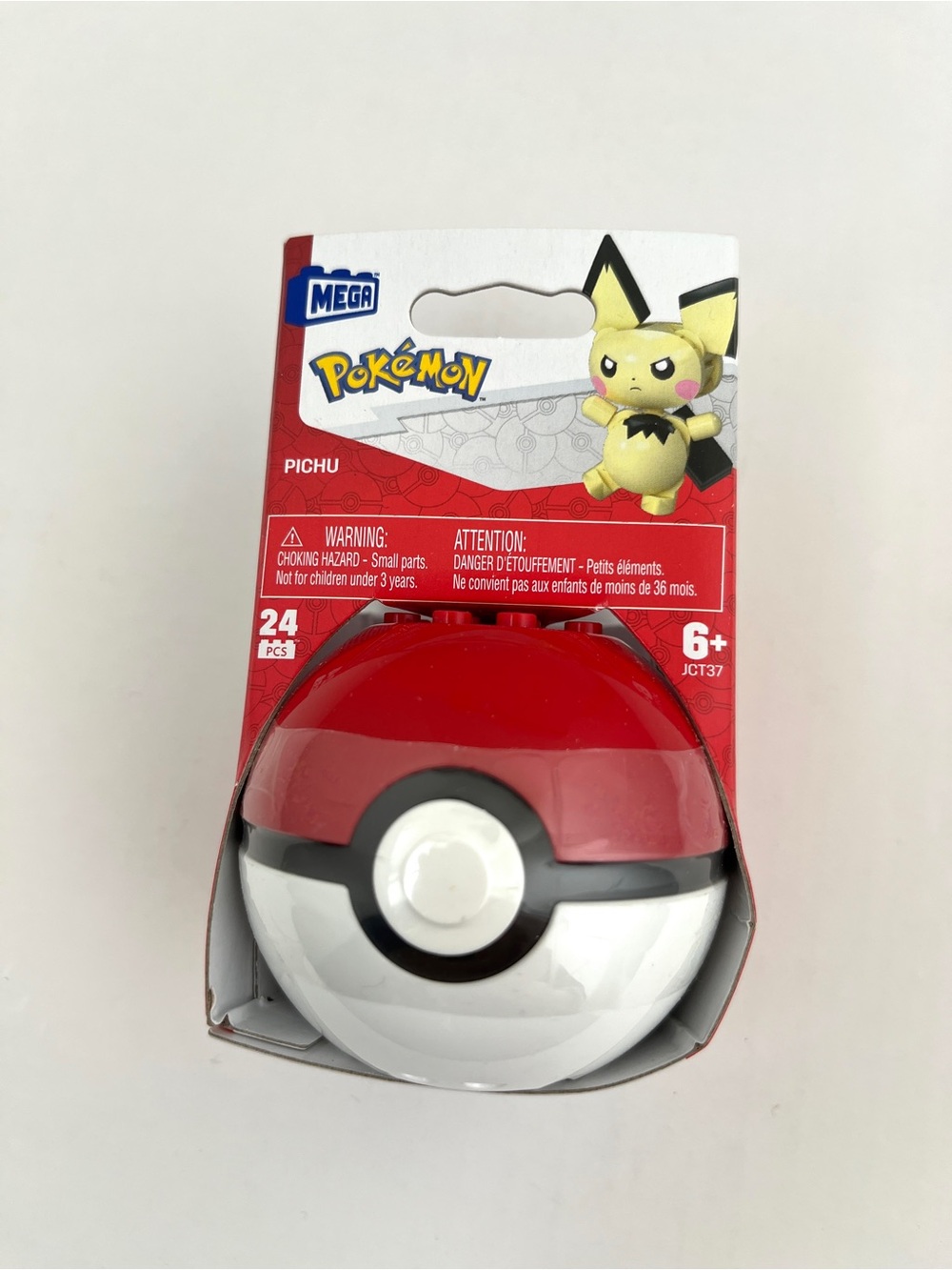 Brand New MEGA Pokemon Ball Pichu Building Set ( JCT37)